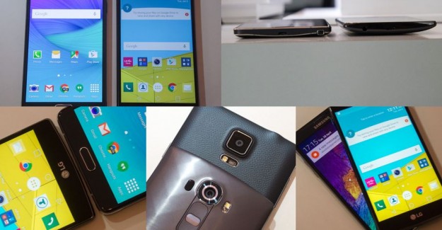 بالصور مقارنة بين هاتف ال جى G4 وجالاكسى Note 4