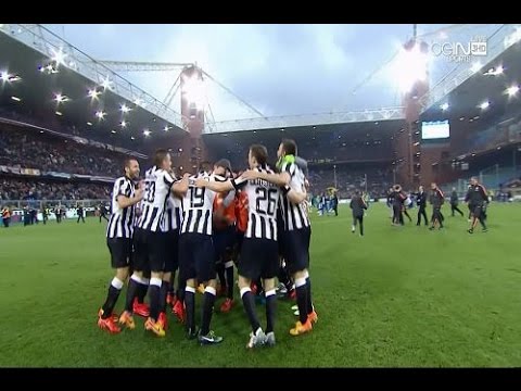 بالفيديو احتفال لاعبي يوفنتوس بلقب بطل الدوري الايطالي 2015