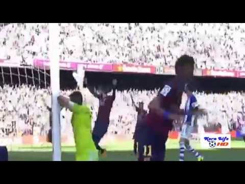 اهداف وملخص مباراة برشلونة وريال سوسيداد اليوم السبت 9-5-2015 فيديو يوتيوب