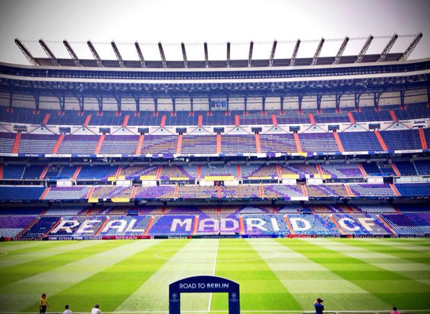 صور دخلة جماهير ريال مدريد امام يوفنتوس اليوم 13-5-2015