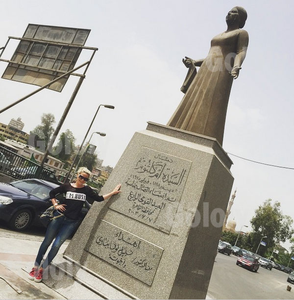 صور باميلا الكيك وهي تحتفل بعيد ميلادها في مصر 2015