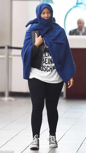 صور آمبر روز وهي ترتدي الحجاب 2015