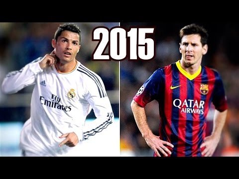 بالفيديو معركة أفضل لاعب في العالم بين ميسي وكريستيانو رونالدو موسم 2015