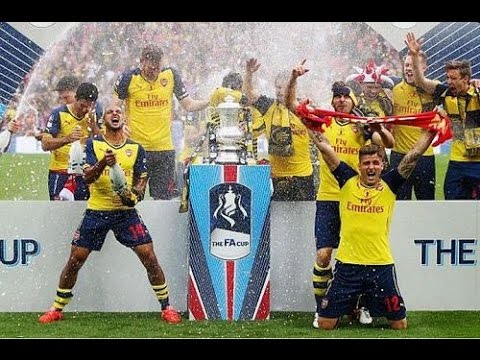 بالفيديو لحظة تتويج آرسنال بلقب كأس الإتحاد الإنجليزي hd 2015