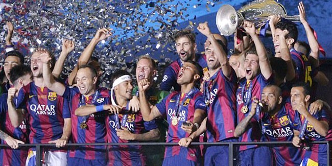 في اي السنوات حصل برشلونة على لقب بطل دورى أبطال أوروبا 2015