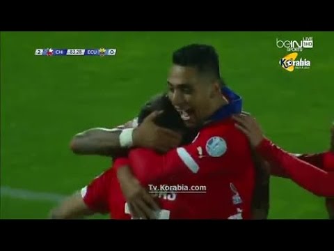 اهداف وملخص مباراة تشيلى والاكوادور 2-0 اليوم الجمعة 12-6-2015 فيديو يوتيوب
