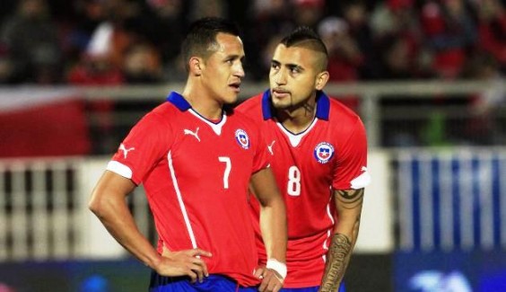 تشكيلة مباراة تشيلى والمكسيك فى كوبا أميركا اليوم 16-6-2015