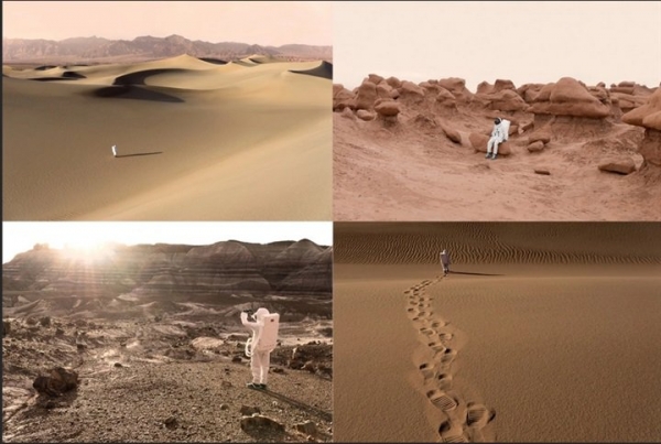 لأول مرة ,, صور سيلفي ملتقطة على سطح المريخ 2015