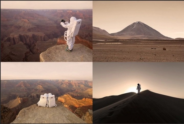 لأول مرة ,, صور سيلفي ملتقطة على سطح المريخ 2015