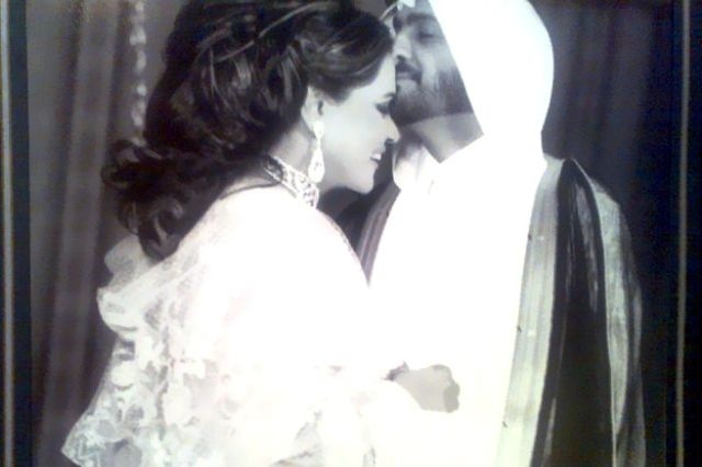صور حفل زفاف الفنانة الاماراتية أحلام 2015 , صور أحلام بفستان الزفاف الابيض 2015