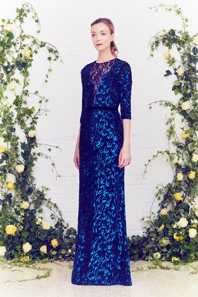 بالصور أجمل فساتين المصممة الأزياء الإنجليزية جيني بيكهام 2015