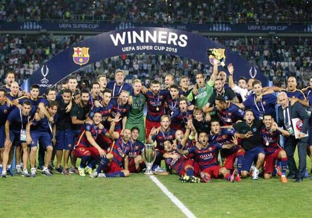 أبرز 10 أرقام حققها برشلونة بعد مباراة السوبر الأوروبي 2015