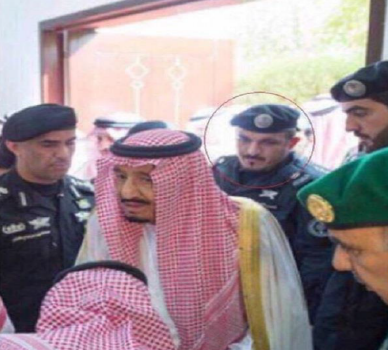 صور الضابط فيصل الشعيبي حارس الملك سلمان 2015
