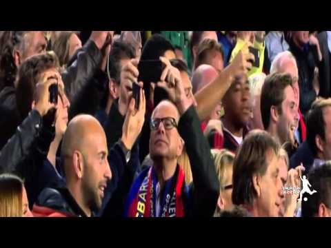 فيديو يوتيوب اهداف ملخص مباراة برشلونة وباير ليفركوزن اليوم الثلاثاء 29-9-2015 جودة عالية hd
