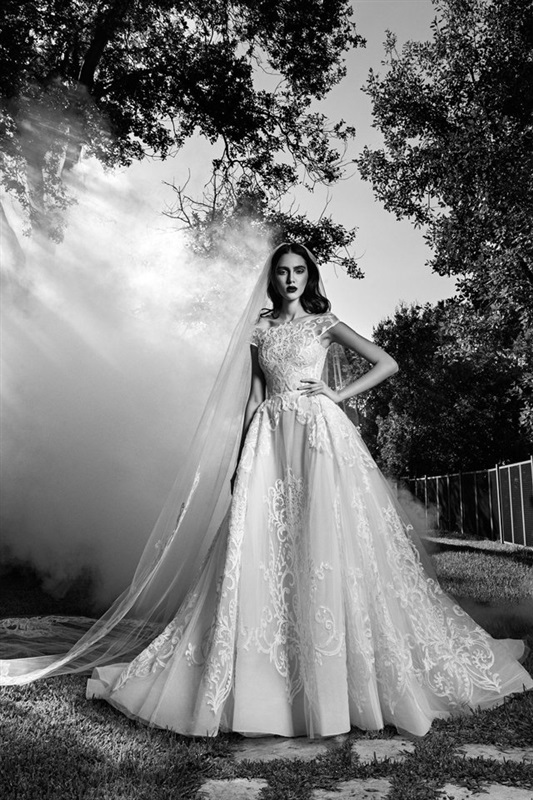 صور فساتين زفاف ملكية تصميم زهير مراد خريف 2016
