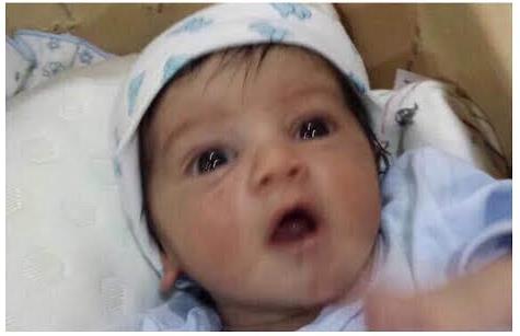 صورة الرضيع فيصل آل مريح 2015