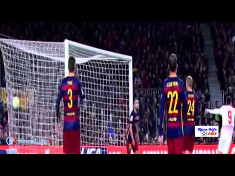 فيديو يوتيوب اهداف مباراة برشلونة واشبيلية اليوم الاحد 28-2-2016 جودة عالية hd
