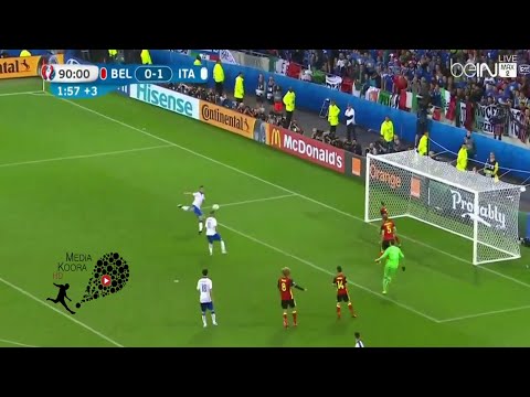 فيديو يوتيوب اهداف مباراة ايطاليا وبلجيكا اليوم الاثنين 13-6-2016 جودة عالية hd - يورو 2016