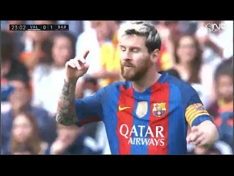 فيديو يوتيوب اهداف مباراة برشلونة وفالنسيا اليوم السبت 22-10-2016 جودة عالية hd #برشلونة_فالنسيا