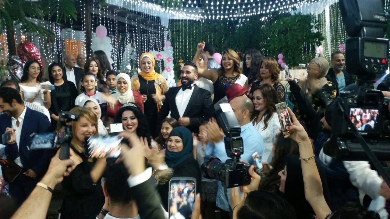 صور حفل زفاف سمية الخشاب وأحمد سعد 2017 جودة عالية
