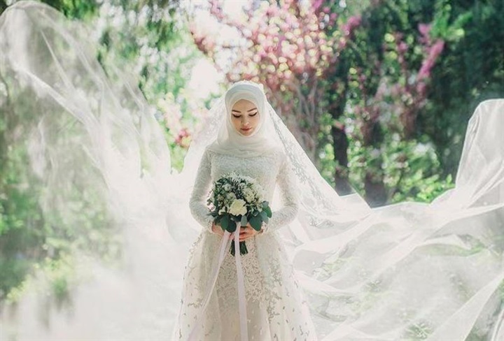 صور فساتين زفاف للمحجبات 2018/2019