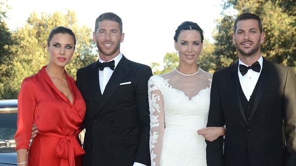 صور نجوم كرة القدم في حفل زفاف سيرجيو راموس 2019