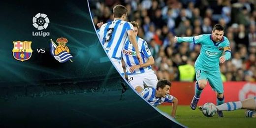 مباراة برشلونة وريال سوسيداد مجانا على قناة فوتبول