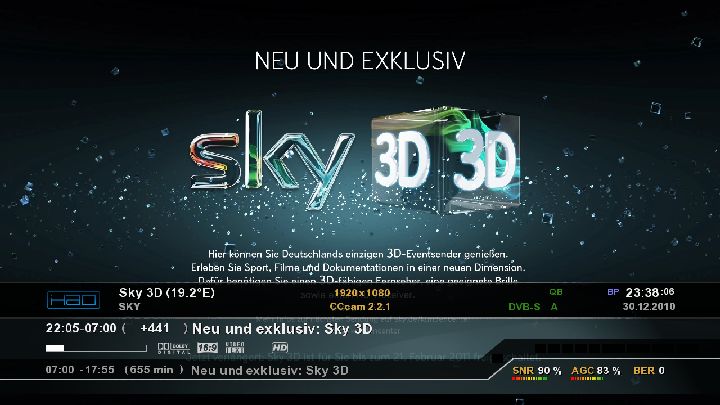 تعرف على 11 قناة HD في باقة Sky Deutschland سكاي الالمانية