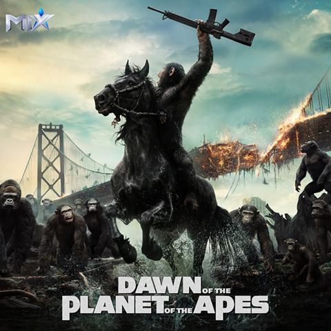 فيلم Dawn of the Planet of the Apes يعرض غدا 3-5-2020 على قناة ميكس