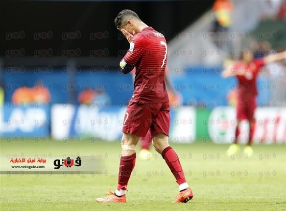 صور كريستيانو رونالدو وهي يبكي بعد الخروج من مونديال كأس العالم 2014