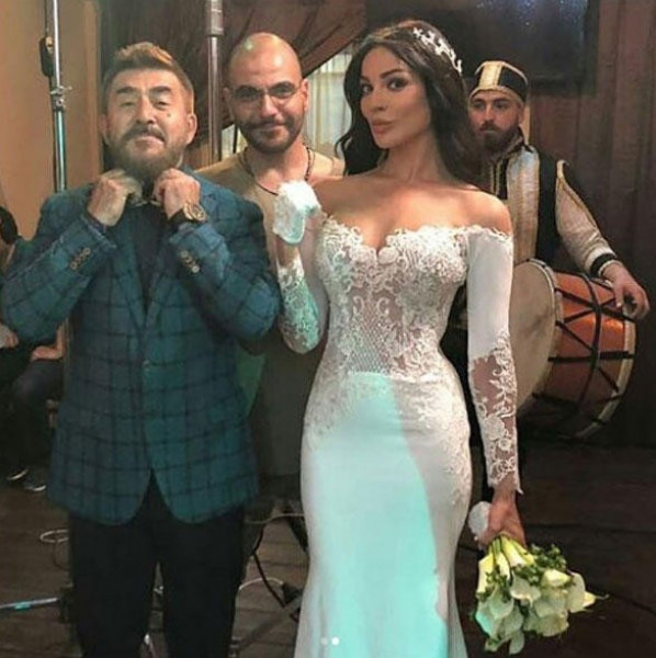 صور فنانات ونجمات لبنان بفساتين زفاف 2020