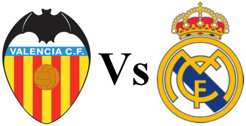 Real Madrid vs Valencia score 15/1/2013 Spanish King's Cup 2013