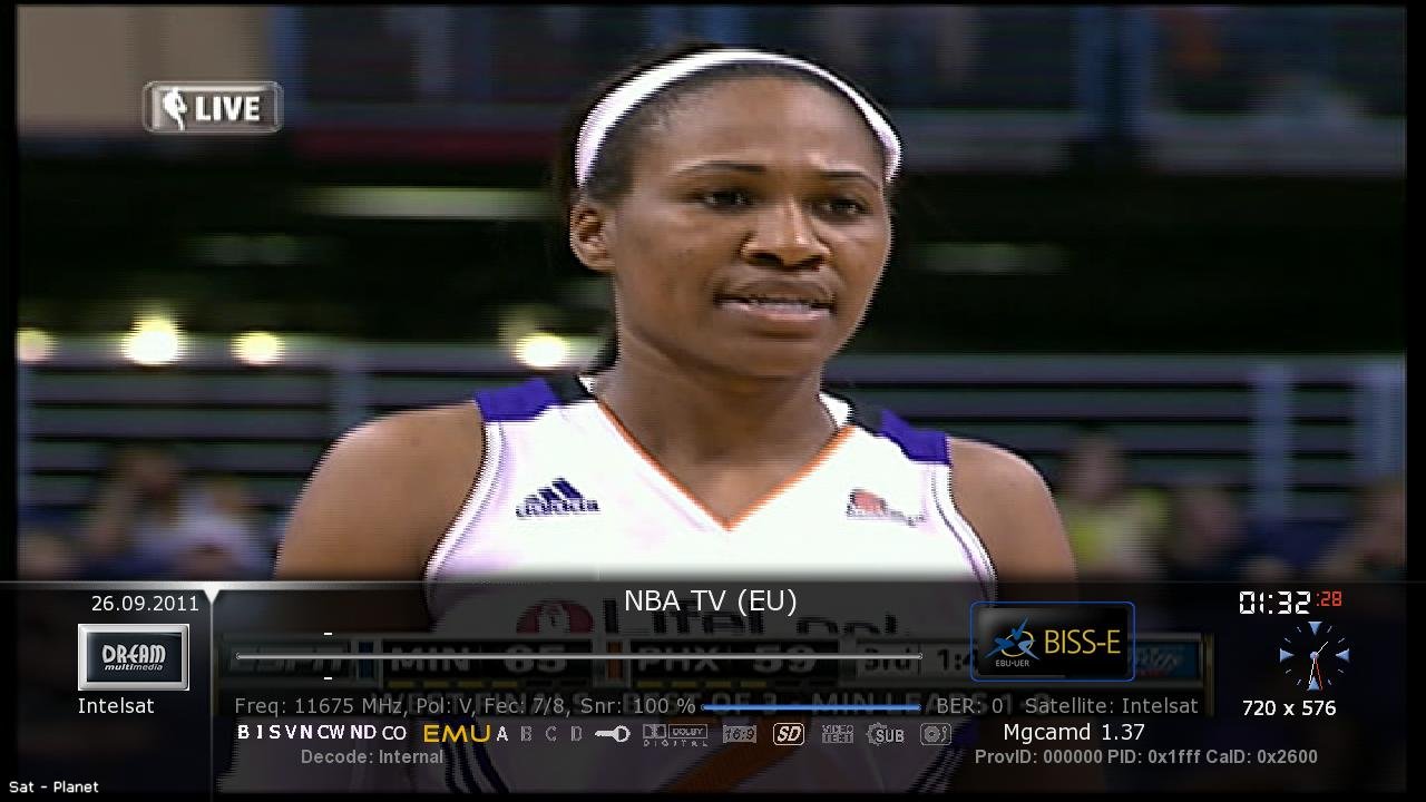 NBA TV (EU) 24.5°W Intelsat 905