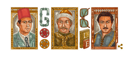 جوجل يحتفل بالذكرى الـ75 على ميلاد نور الشريف
