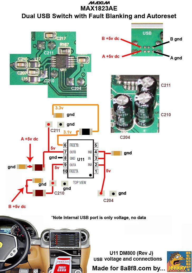 Dm800 U11 USB power