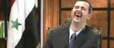 بالصور ما الذي أضحك بشار الأسد حتى أدمعت عيناه - شاهد بالصور سبب ضحك بشار الاسد