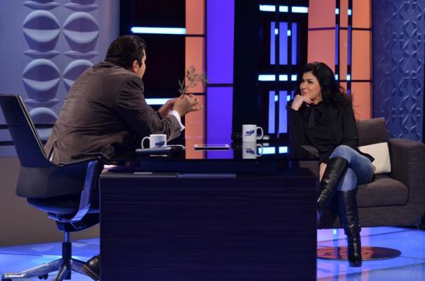 بالصور جومانة مراد ضيفة هاني رمزي في العام الجديد 2013 - صور جومانة مراد في برنامج الليلة مع هاني 2013