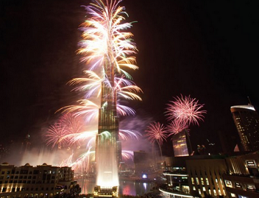 صور احتفال دبى وبرج خليفة فى رأس السنة الميلادية الجديدة 2013 وعروض الالعاب النارية