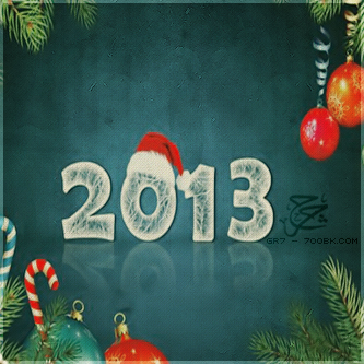 رمزيات واتس اب للسنة الميلادية الجديدة 2013 - خلفيات واتس اب للسنة الميلادية الجديدة 2013