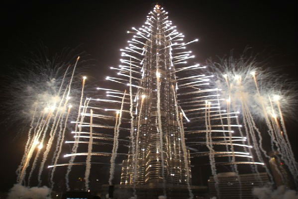 صور احتفال دبى وبرج خليفة فى رأس السنة الميلادية الجديدة 2013 وعروض الالعاب النارية