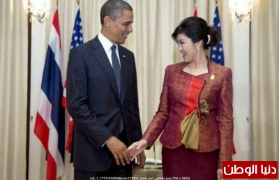 بالصور اوباما يعاكس رئيسة وزراء تايلند , بالصور زوجته تغار غيرة النساء
