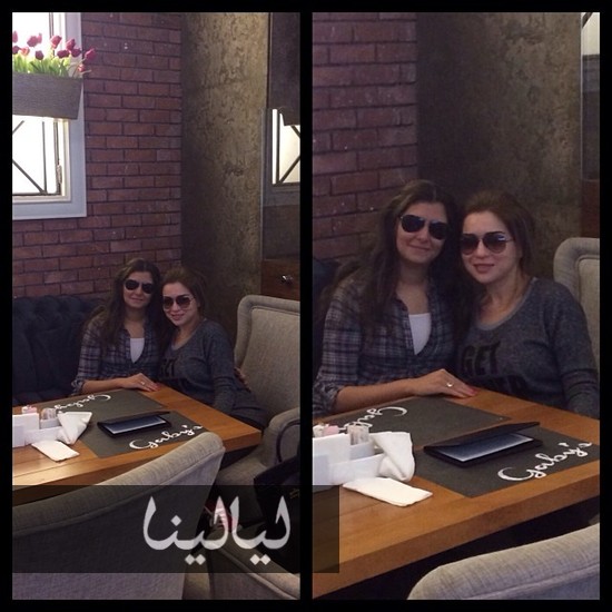 صور اخت مي عز الدين 2014 , صورة مي عز الدين و شقيقتها 2014