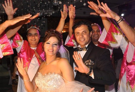 صور حفل زفاف مونيا على إياد الدجوي 2012 - صور زفاف مونيا 2012
