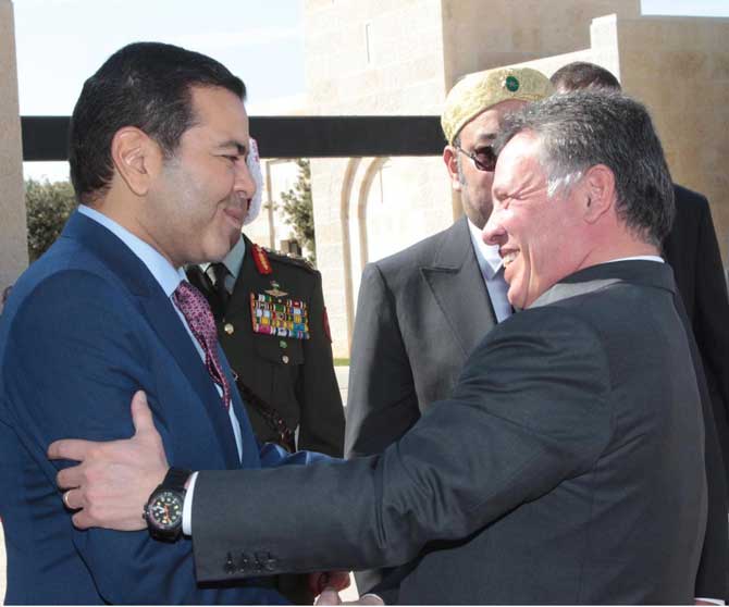 صور لقاء الملك بالعاهل المغربي 2012 - بالصور لقاء الملك بالعاهل المغربي 2012