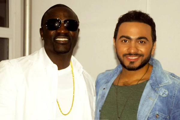 صور Akon و تامر حسني في أبو ظبي 2012 - بالصور Akon ينشر صورة تجمعه بتامر حسني في أبو ظبي