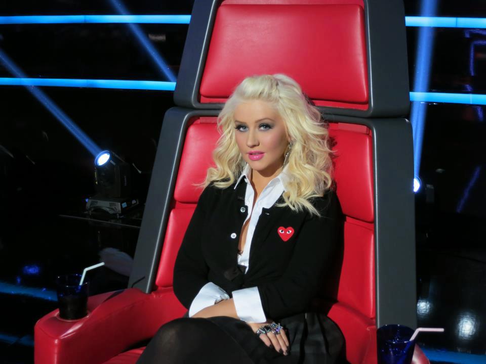 صور Christina Aguilera من برنامج احلى صوت الاجنبى 2012