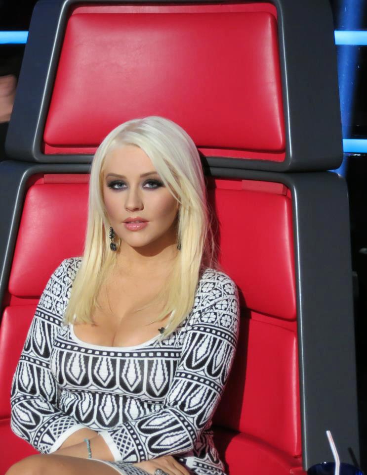 صور Christina Aguilera من برنامج احلى صوت الاجنبى 2012