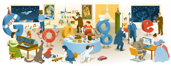 جوجل يحتفل بليلة رأس السنة ٢٠١٢ - ليلة رأس السنة ٢٠١٢ - غوغل يحتفل ليلة رأس السنة ٢٠١٢ - صور ليلة رأس السنة