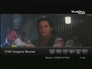 جديد القمر Nilesat 101/102/201 @ 7° West - قناة جديديدة للأفلام الهندية -قناة Imagine Movies