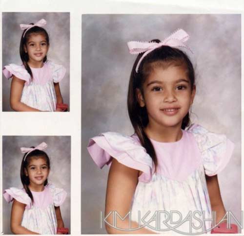 صور كيم كردشيان وهي صغيرة - صور كيم كردشيان وهي طفلة - صور نجمة المجتمع كيم كردشيان في الطفولة